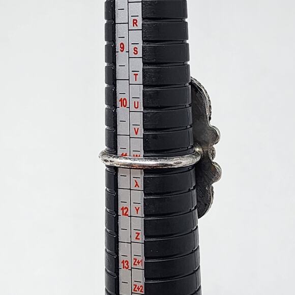 Vintage Sterling Silver Genuine Turquoise Native American Ring - Picture 5 of 5